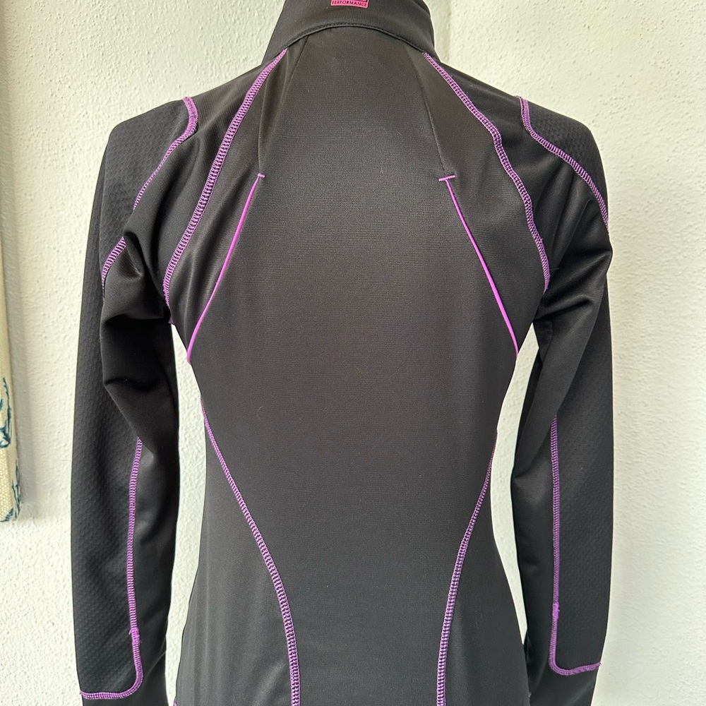 Women's Black and Purple Zip Up by Fila - Picture 7 of 17